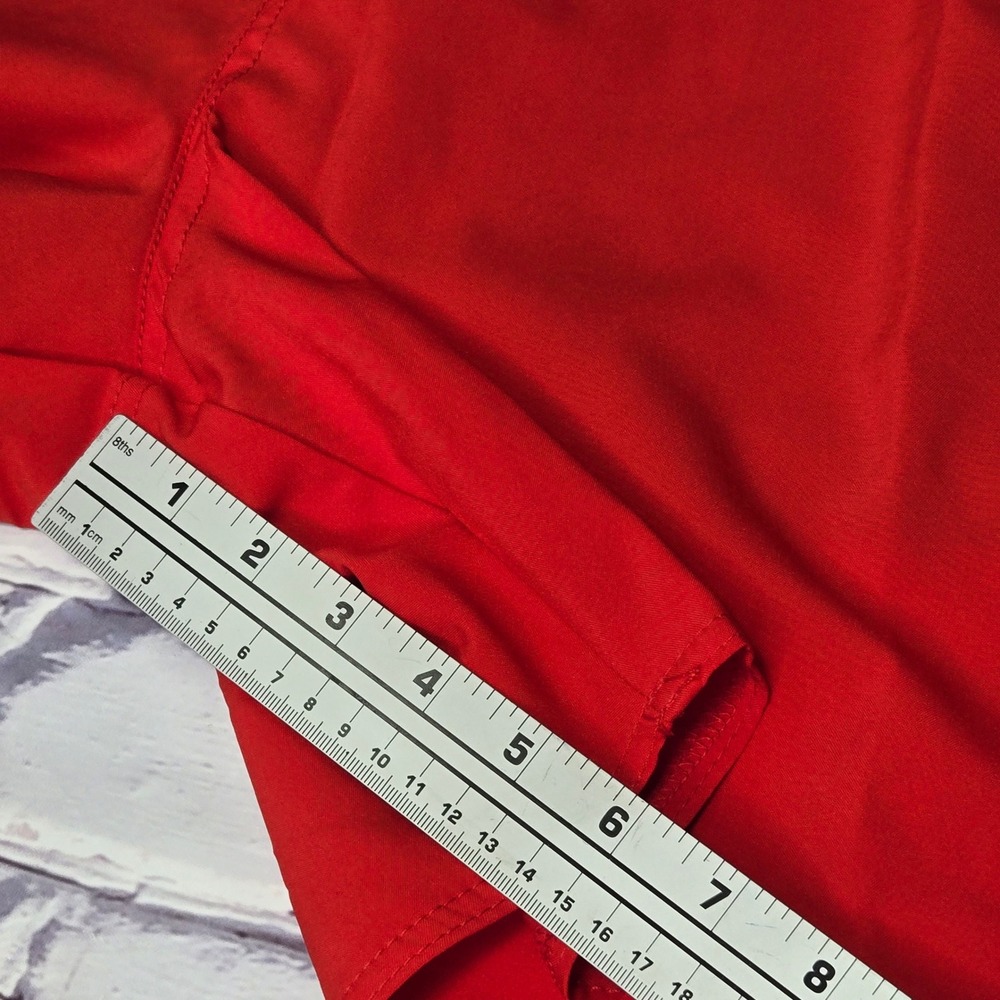 Speedo Mens XXL Swim Trunks Red Navy Blue Cargo Pocket Mesh Liner Board Shorts - Picture 10 of 11